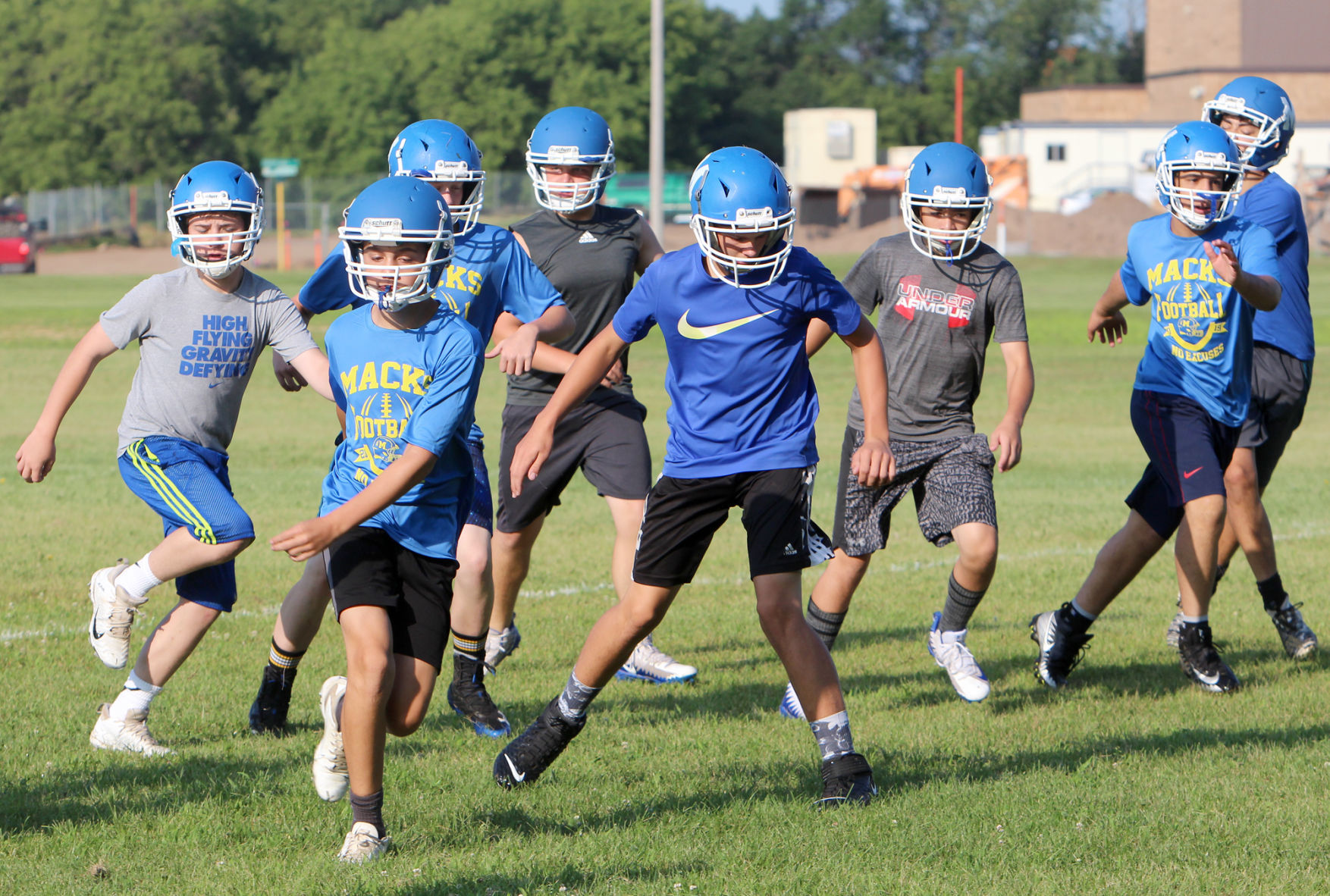McDonell football practice 8-7-19